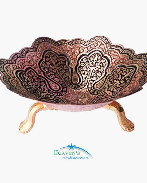 Copper Serving Bowl Set (6 bowls and spoons and a Tray)